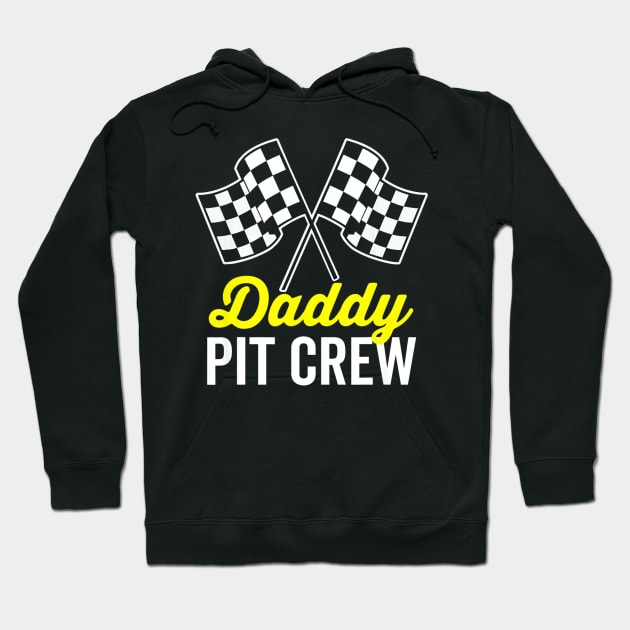 Daddy Pit Crew Shirt for Racing Party Costume (Dark) Hoodie by AstridLdenOs